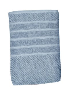 Generic Textured Cotton Bath Sheet Grey 80x160cm  - Image 1