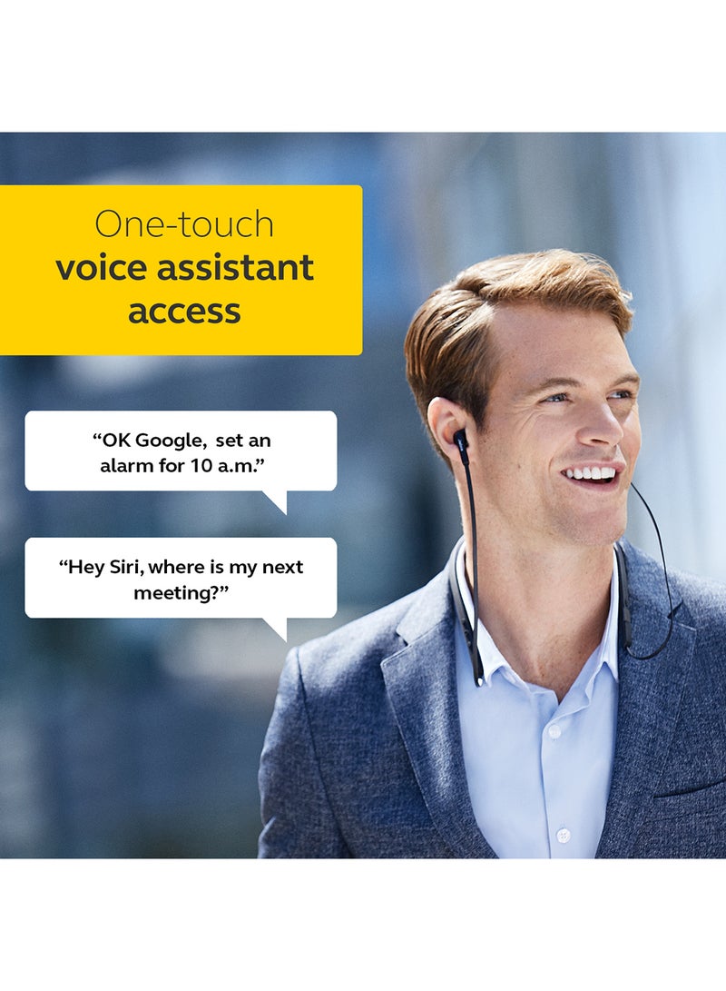 Jabra - Elite 25e – Wind Protected Bluetooth Headphones For Wireless Calls and Music with Vibration Alert Black - Image 1