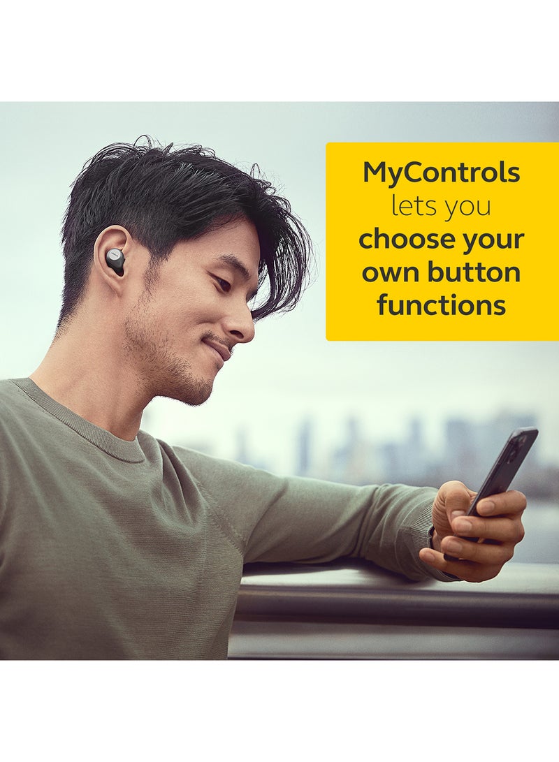 Elite 85t True Wireless Earbuds - Advanced Active Noise Cancellation with Long Battery Life and Powerful Speakers - Wireless Charging Case Titanium Black