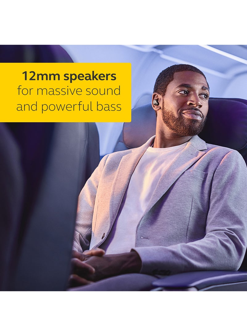 Elite 85t True Wireless Earbuds - Advanced Active Noise Cancellation with Long Battery Life and Powerful Speakers - Wireless Charging Case Titanium Black