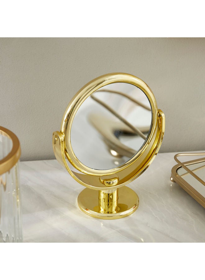 Home Box - Esme Round Make Gold 18x7x23cm - Image 1