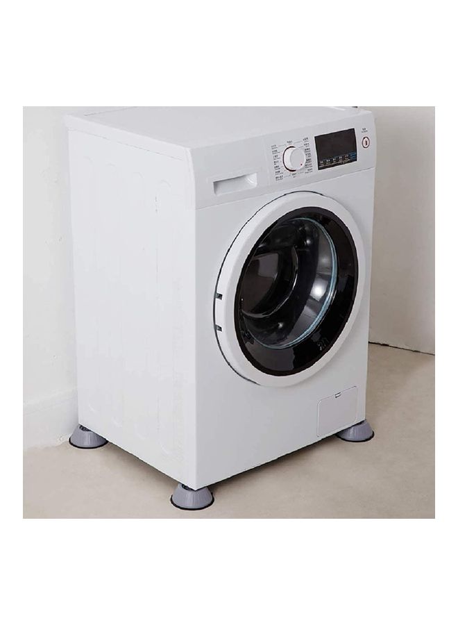 Generic - 4-Piece Washing Machine Foot Pads Grey 4 x 5cm - Image 1