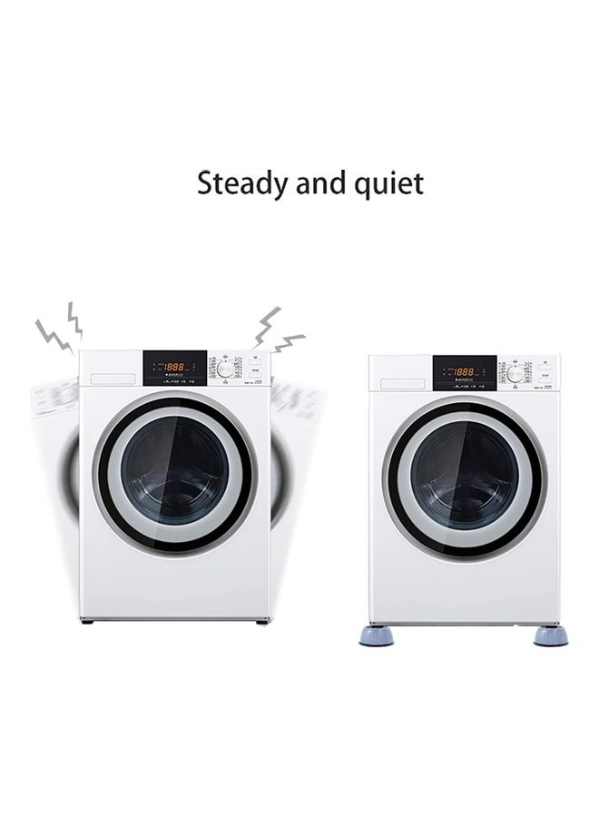 صن شاين طقم مكون من 8 قطع من وسادات تجفيف الغسيل مضادة للاهتزاز مع أرجل شفط أزرق 4 x 5سم - Image 2