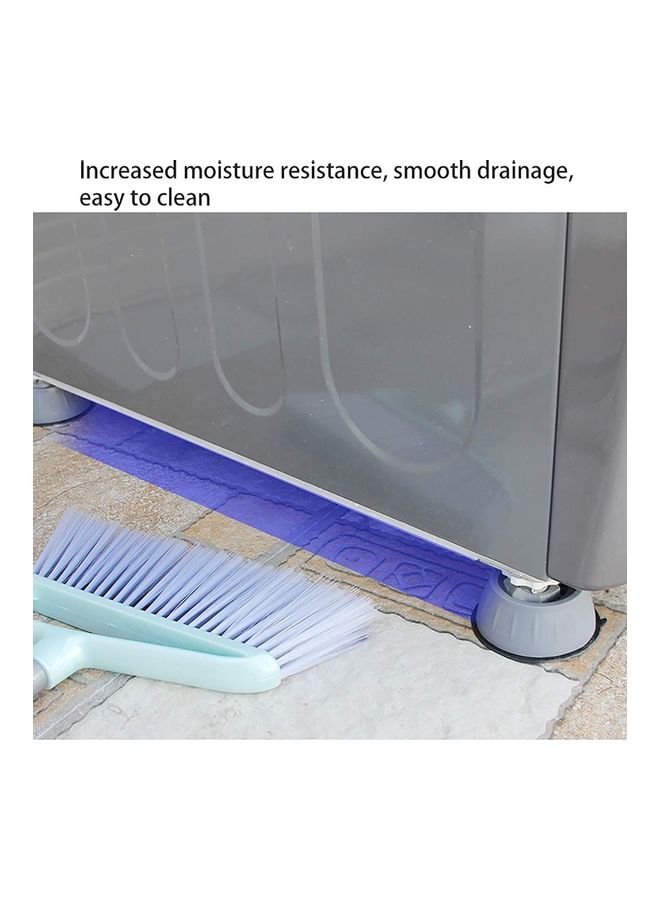 صن شاين طقم مكون من 8 قطع من وسادات تجفيف الغسيل مضادة للاهتزاز مع أرجل شفط أزرق 4 x 5سم - Image 4