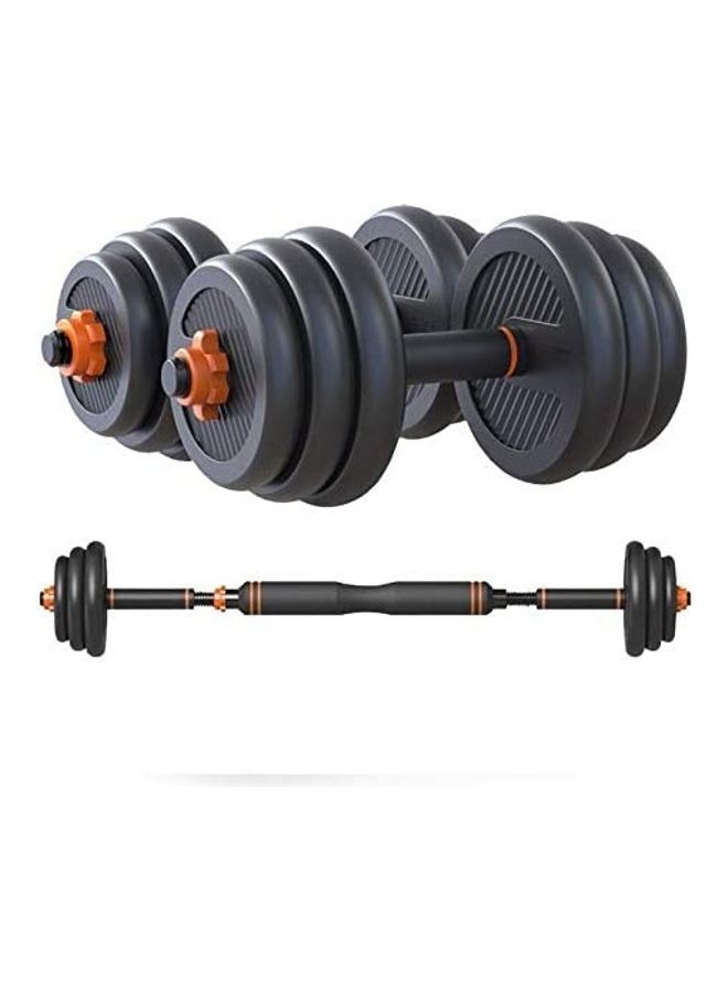 2 In 1 Barbell And Dumbbell Set Removable 15kg 15kg - Image 1