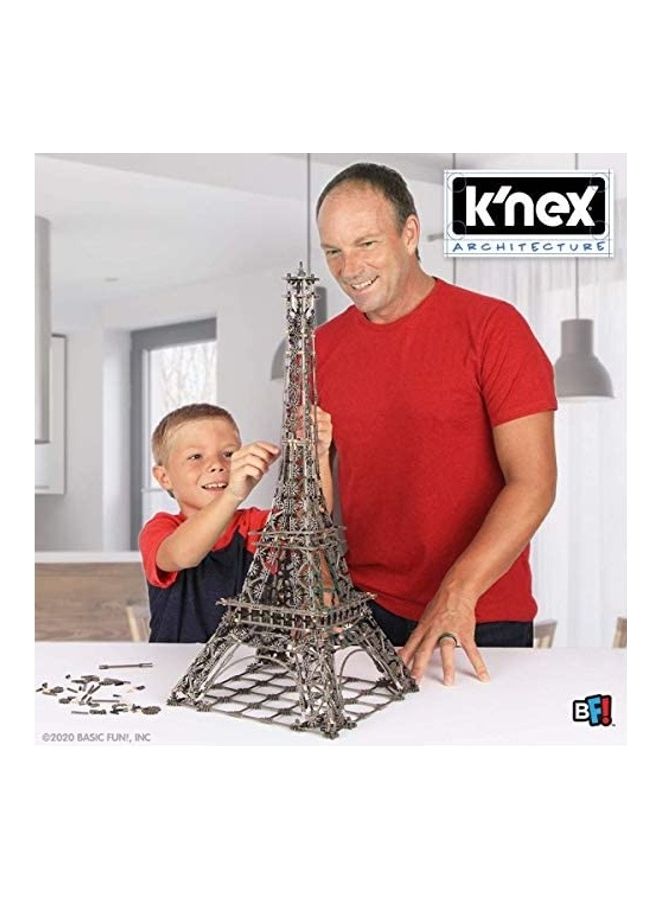 K'NEX - SKTB084T1DD63 Eiffel Tower-Build It Big-Collectible Building Set 1462 9+ Years - Image 1
