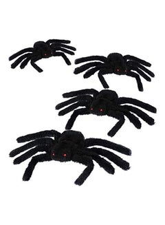 4-Piece Hairy Giant Spider Toys