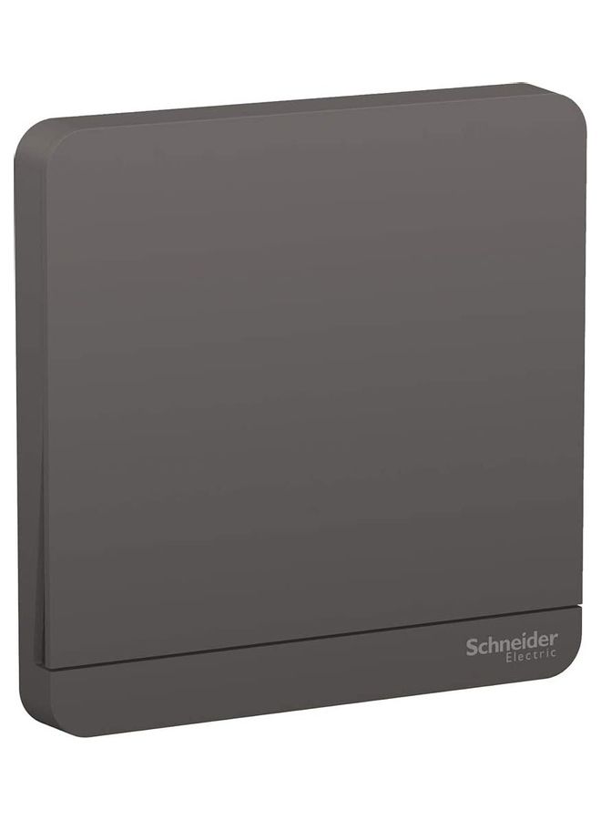 Schneider Electric Avatar On One Gang Two Way Switch Wall Plate Grey 