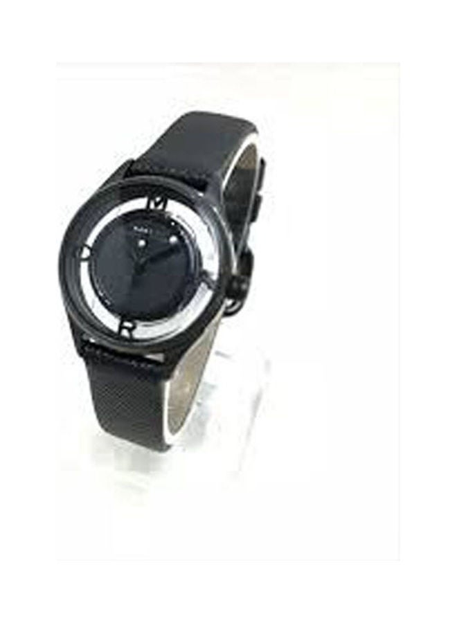 مارك جاكوبس ساعة يد بعقارب بقرص مستدير ومنقوش وبسوار من الجلد للنساء طراز - Mbm1384 للنساء - Image 2