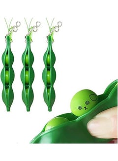 Acerich 3 Pack Edamame Keychain Fidget Toys  - Image 1