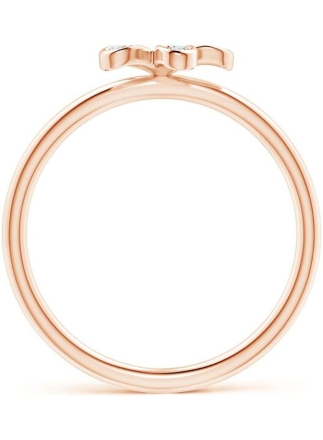 RS Diamonds - 18 Karat Rose Gold Daisy Diamond Ring - Image 1