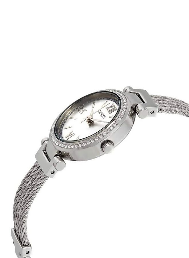 GUESS Women's Water Resistant Analog Watch W1009L1 - 27 mm - Silver - Image 5