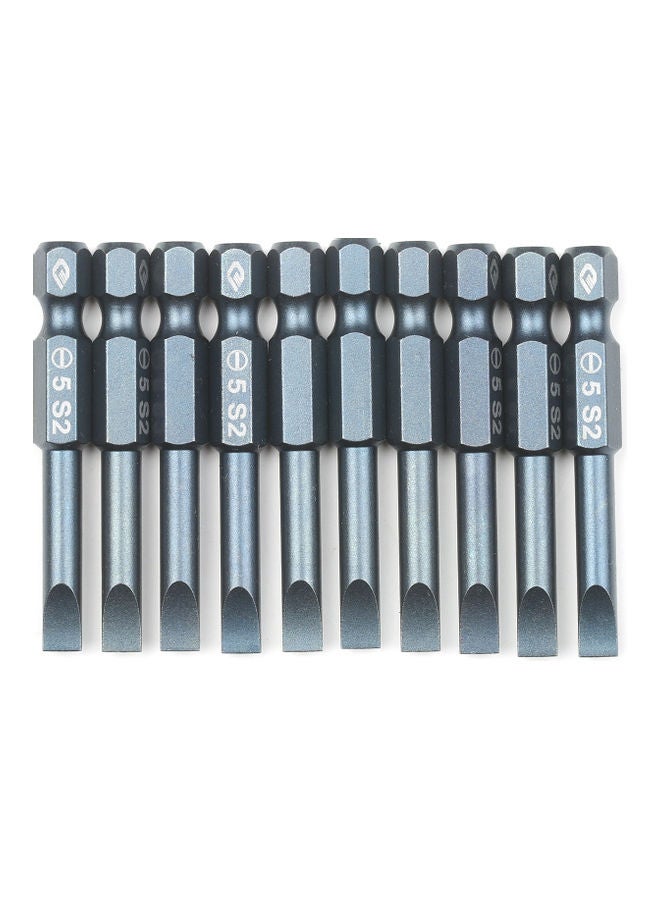 Generic 10-Piece Electric Screwdriver Bit Set Grey  - Image 1