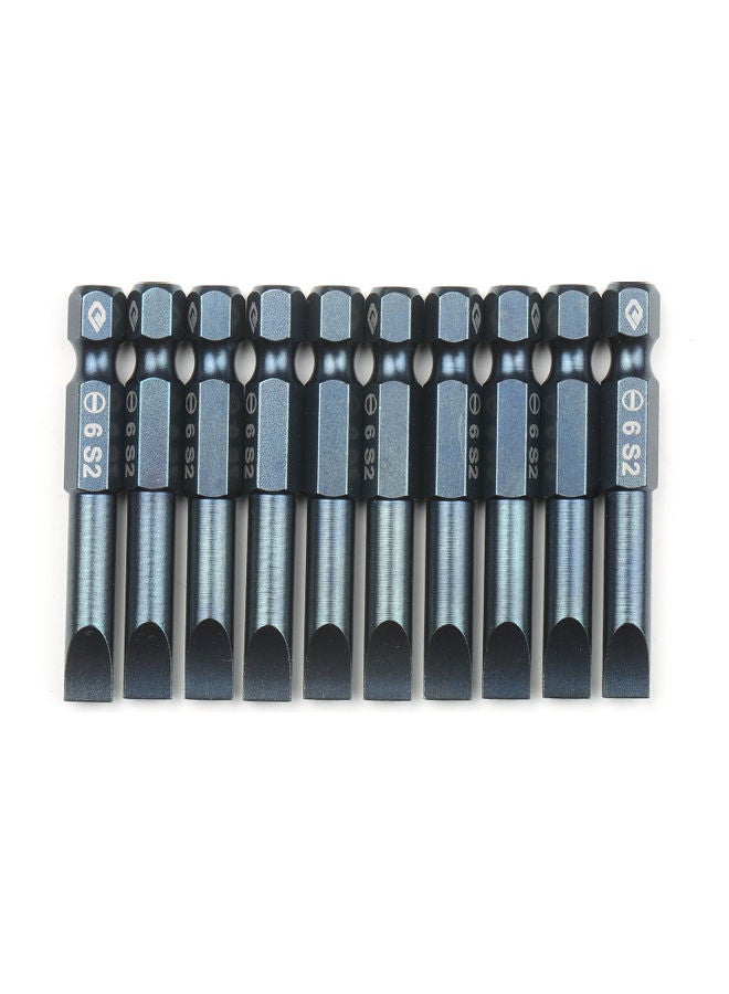 Generic 10-Piece Electric Screwdriver Bit Set Grey  - Image 1