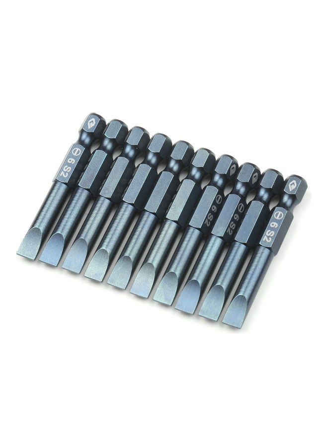 Generic 10-Piece Electric Screwdriver Bit Set Grey  - Image 2