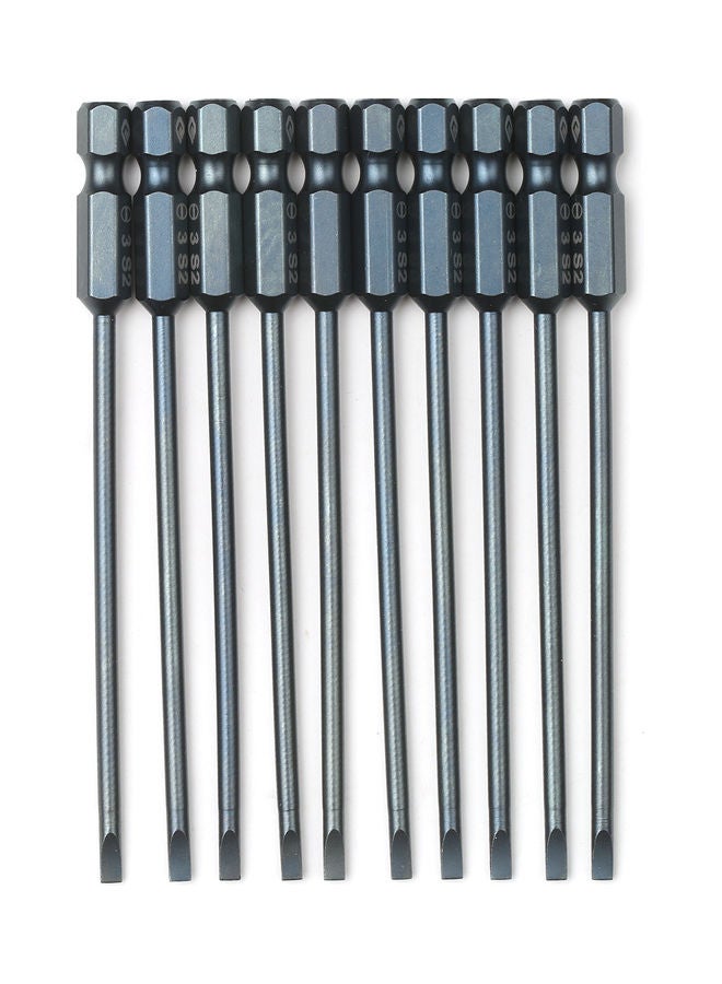 Generic 10-Piece Electric Screwdriver Bit Set Grey  - Image 1