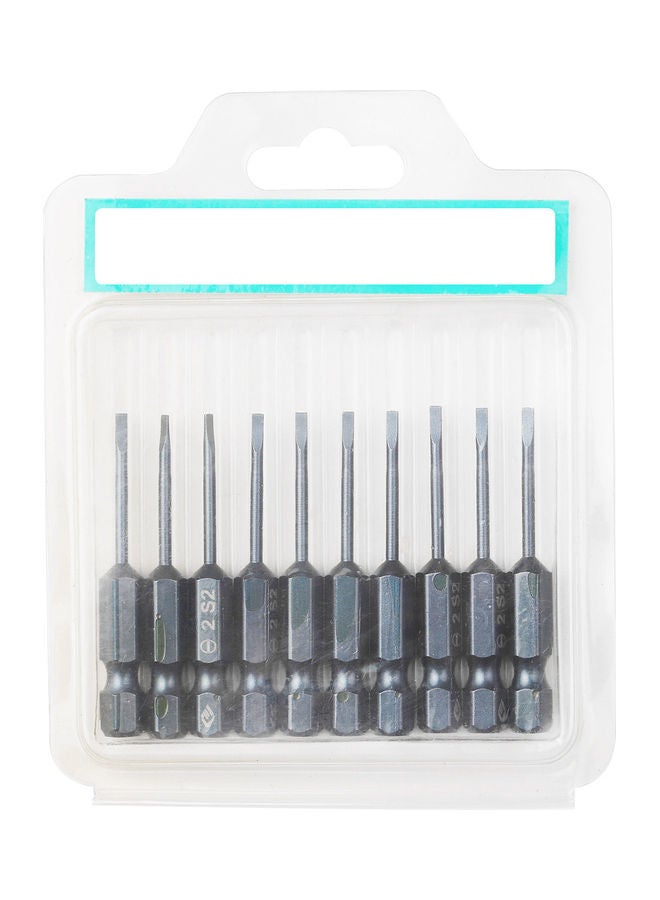 Generic 10-Piece Electric Screwdriver Bit Set Grey  - Image 3