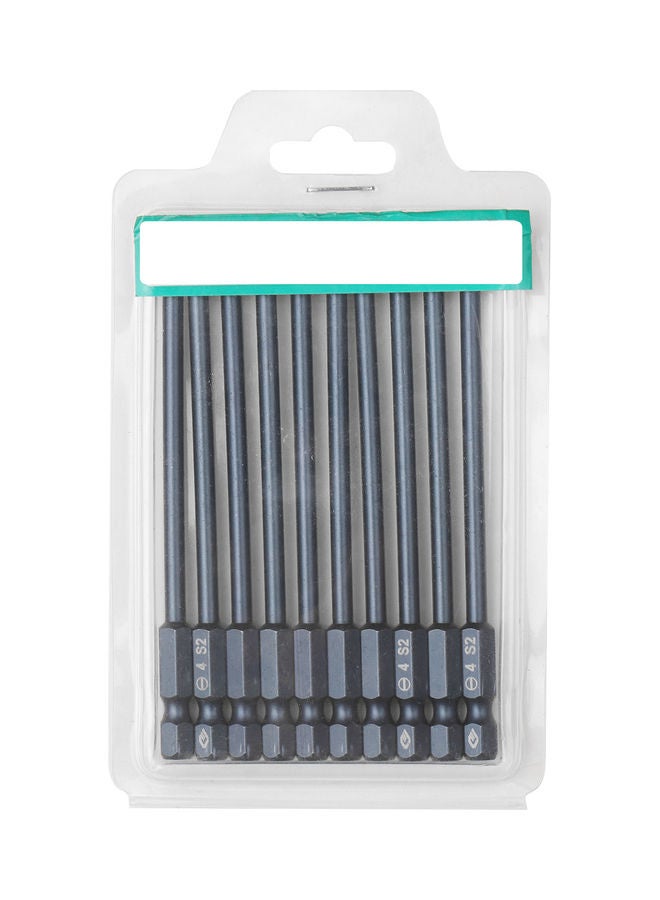 Generic 10-Piece Electric Screwdriver Bit Set Grey  - Image 2