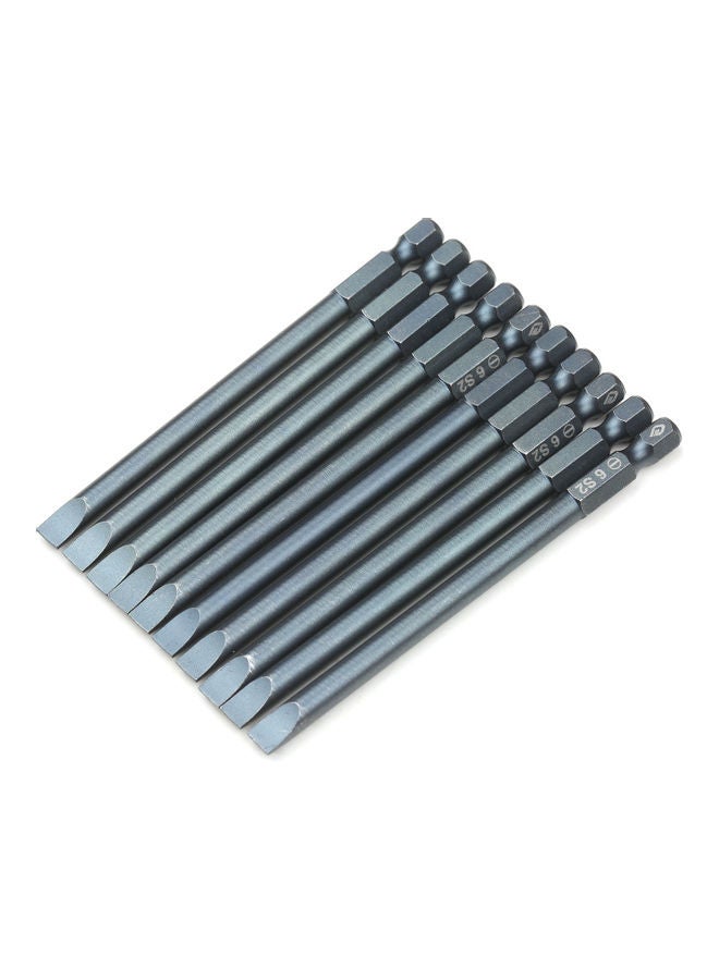Generic 10-Piece Electric Screwdriver Bit Set Grey  - Image 2