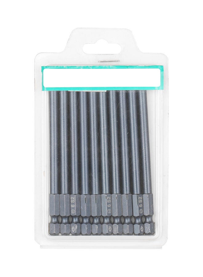 Generic 10-Piece Electric Screwdriver Bit Set Grey  - Image 3