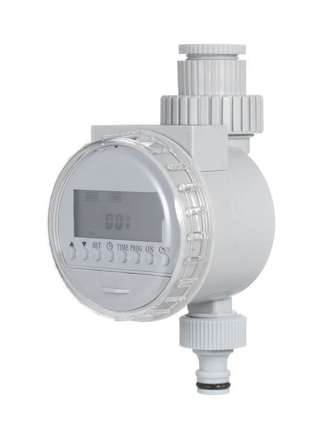 KKmoon Solar Powered Water Irrigation Timer Grey - Image 1