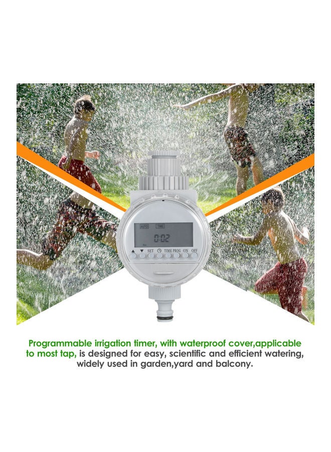 KKmoon Solar Powered Water Irrigation Timer Grey - Image 4