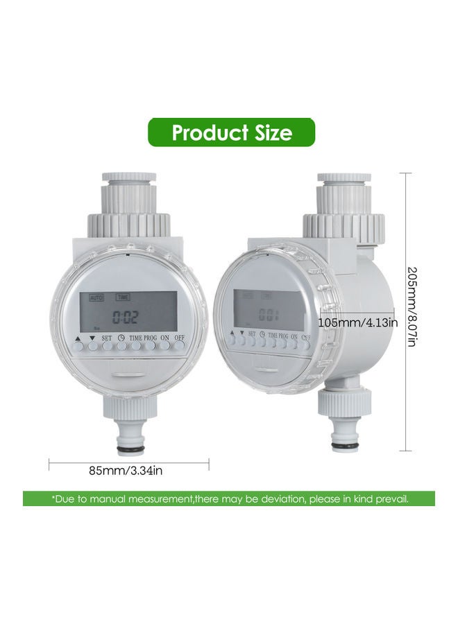 KKmoon Solar Powered Water Irrigation Timer Grey - Image 5