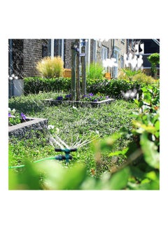 KKmoon 360 Degree Rotating Sprinkler With Three-Arm Sprayer Green  - Image 2