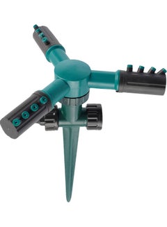 KKmoon 360 Degree Rotating Sprinkler With Three-Arm Sprayer Green  - Image 3