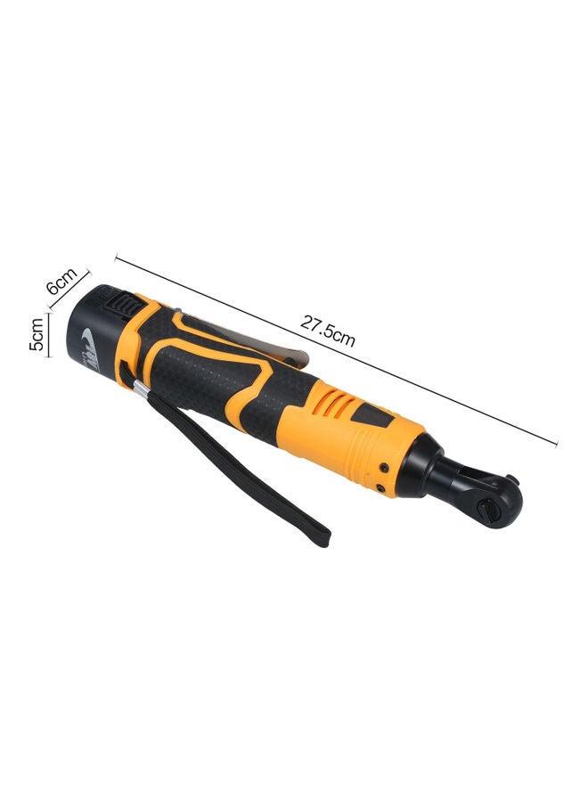 KKmoon - Cordless Electric Ratchet Wrench With 2 Pack Rechargeable Battery Yellow 34.50x8.00x17.50cm - Image 1