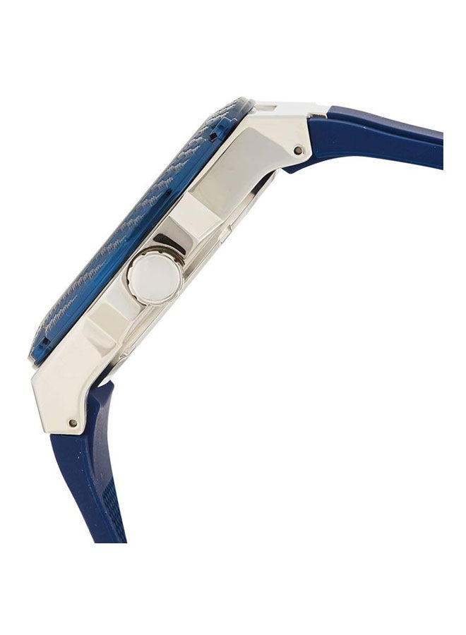 جس ساعة كاجوال بسوارٍ من المطاط للرجال - Image 4