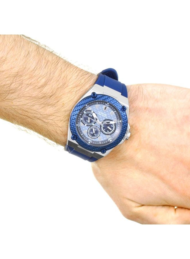 جس ساعة كاجوال بسوارٍ من المطاط للرجال - Image 5