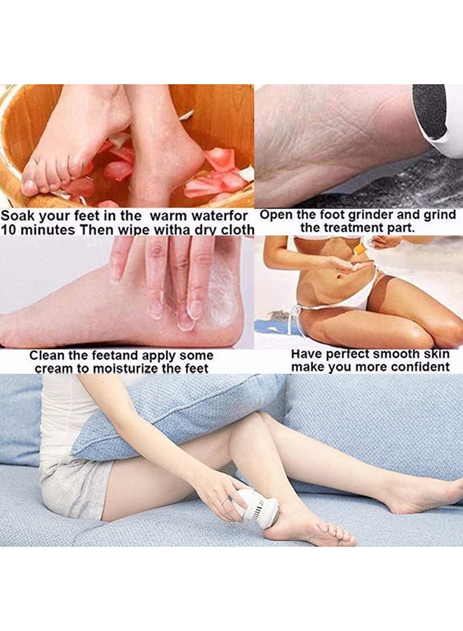 ماركة غير محددة جلّاخة قدم كهربائية أبيض 22سم  - Image 5
