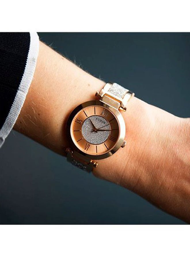 GUESS - Women's Aurora Analog Watch W1288L3 - 37 mm - Gold/Silver - Image 1