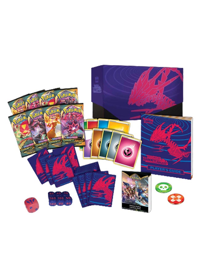 Pokemon TCG - Sword & Shield Darkness Ablaze Elite Trainer Box -One At Random - Image 1