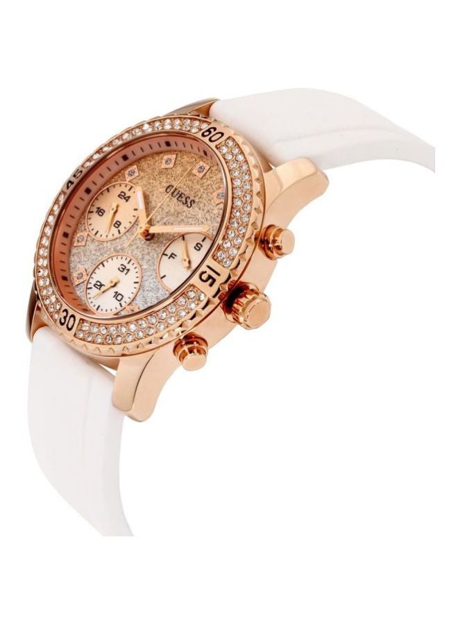 GUESS Women's Analog  Silicone Wrist Watch W1098L5 - Image 4
