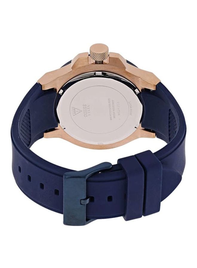 GUESS - Men's Rigor Analog Watch W0247G3 - 36 mm - Blue - Image 1