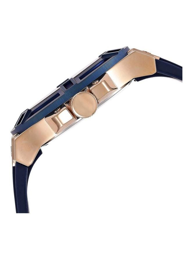 GUESS - Men's Rigor Analog Watch W0247G3 - 36 mm - Blue - Image 1