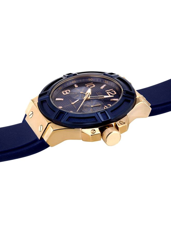 GUESS - Men's Rigor Analog Watch W0247G3 - 36 mm - Blue - Image 1