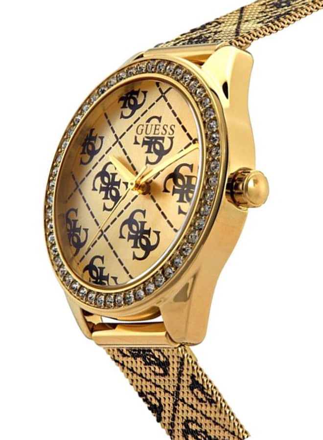 GUESS Women's Water Resistant Analog Watch W1279L2 - 36 mm - Gold/Black  - Image 4