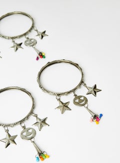 Rosh 2 Pairs Of Charm Bangles  - Image 2