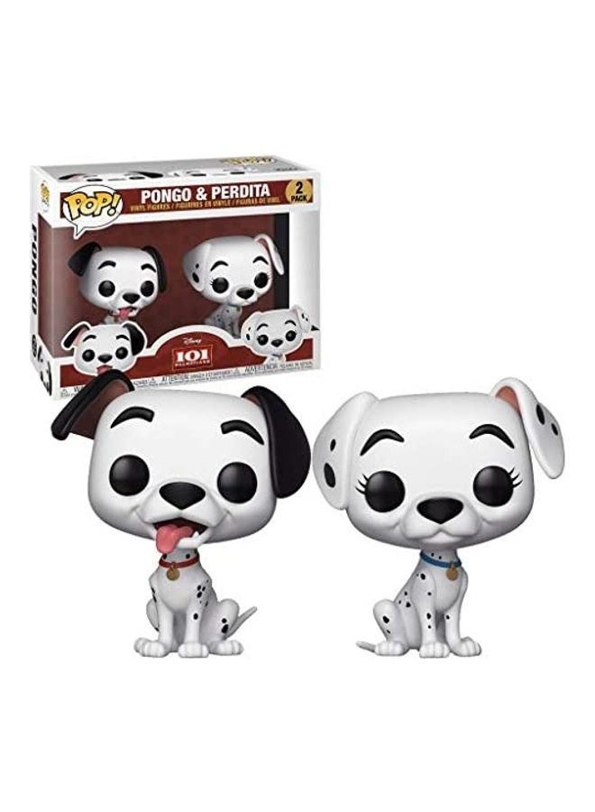 Funko Pack Of 2  101 Dalmations Pongo And Perdita Figures