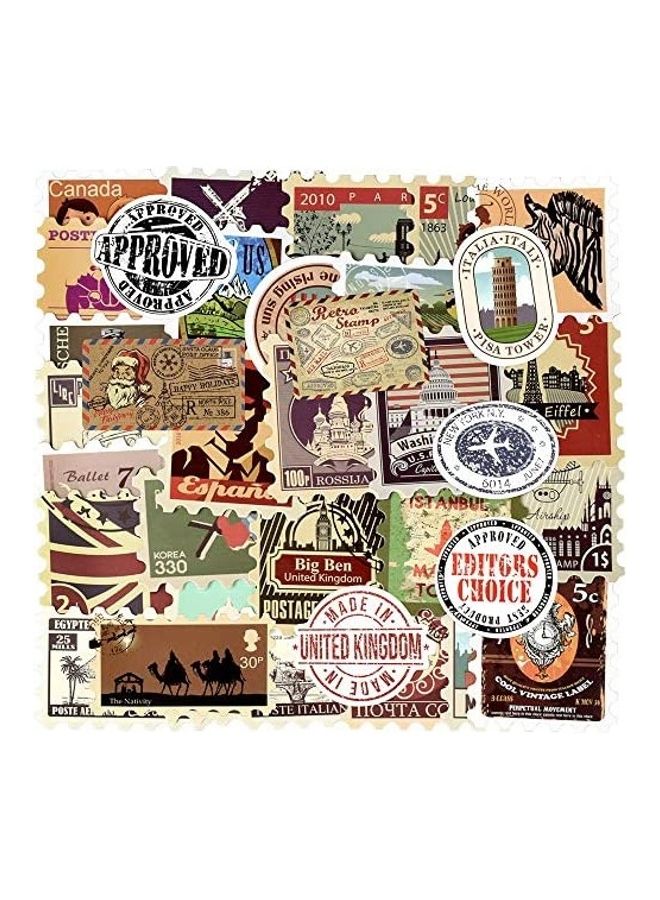 Sticker Cloth Ksa Vintage 50-Count Waterproof Vinyl Stickers | Best Price KSA | Riyadh ...