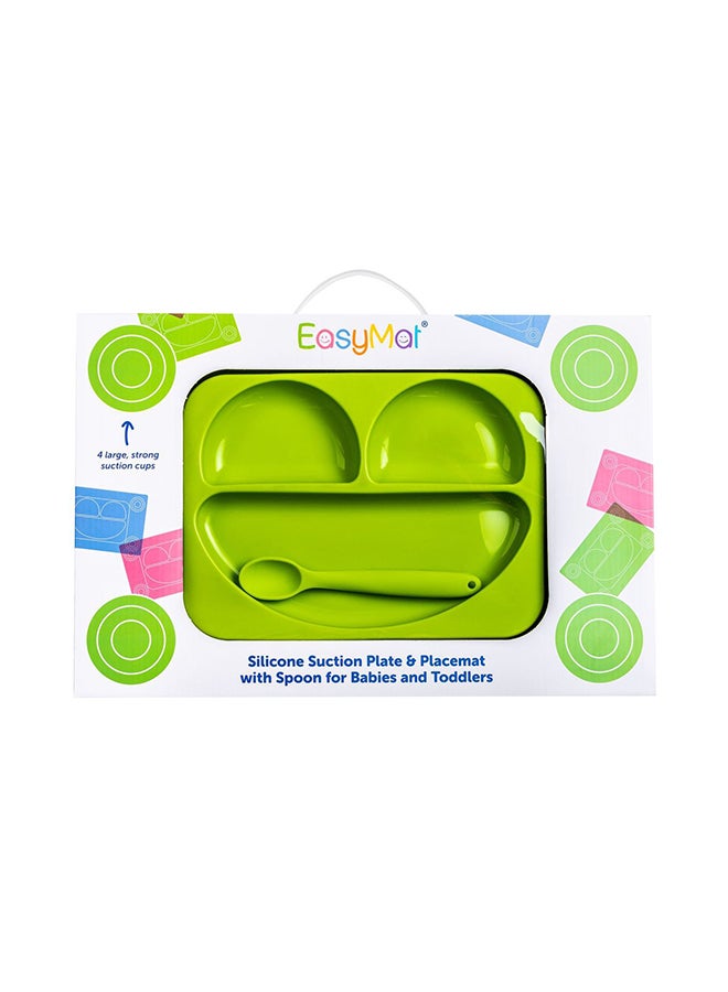 EasyTots - Emmoi Easy Mat Mini Suction Plate - Green - Image 1
