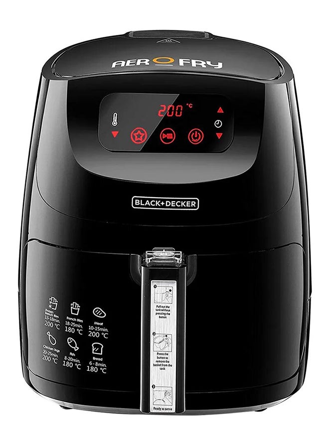 XL Digital Air Fryer With Rapid Hot Air Convection Technology For Frying, Grilling, Broiling, Roasting, and Baking 1.2KG/ 5.0 L 1500.0 W AF600-B5 Black - v1620113748/N30697142A_5