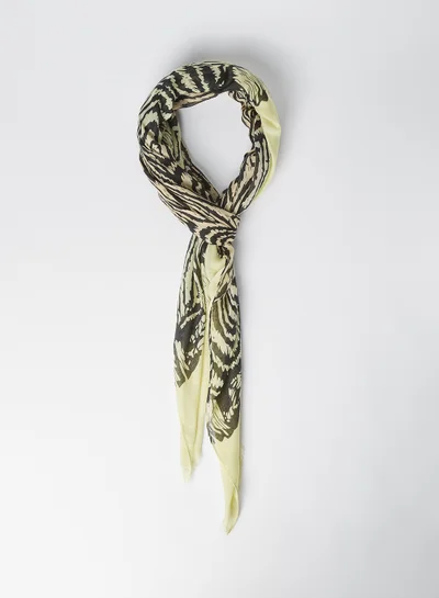 PIECES Zebra Print Scarf Multicolor