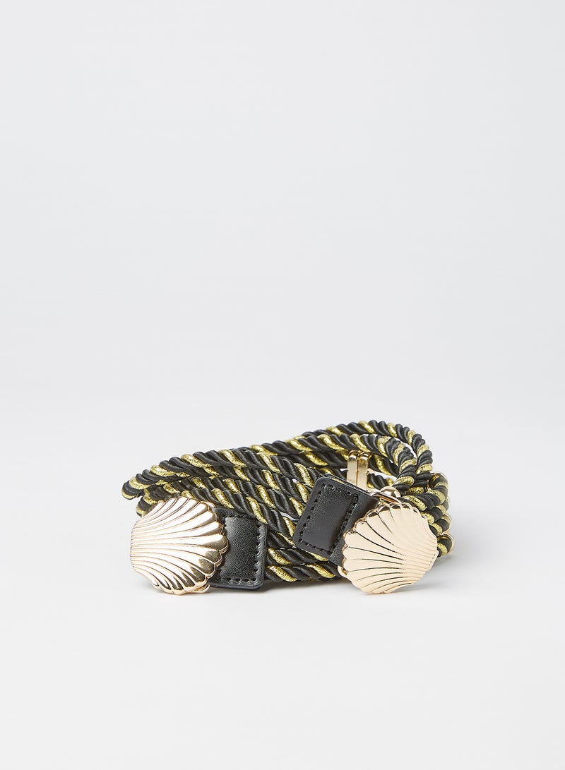 PIECES Pctinsa Rope Waist Belt Black - Image 1