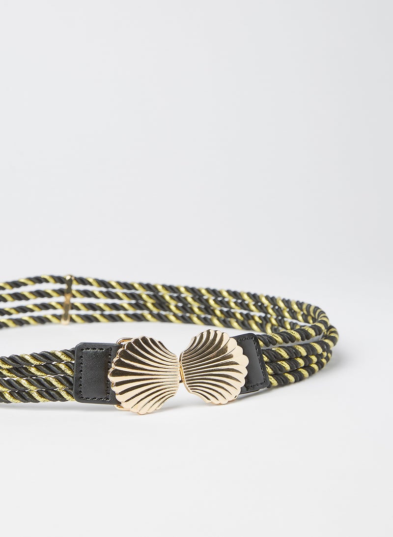 PIECES Pctinsa Rope Waist Belt Black - Image 3