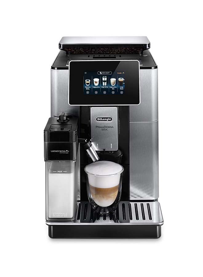 De'Longhi - Fully Automatic Coffee Machine 1450.0 W ECAM610 Black - Image 1