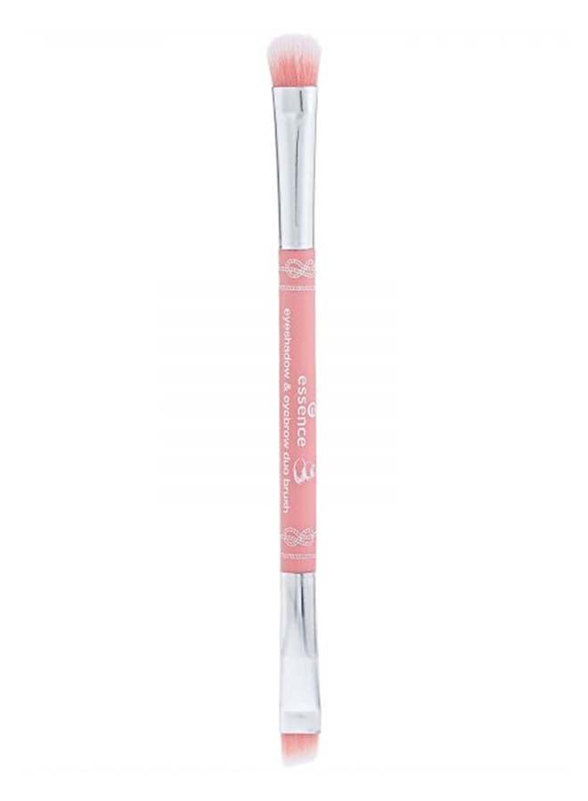 Generic - Coast N Chill Eyeshadow And Eyebrow Duo Brush Pink/White - Image 1